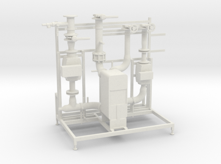 Pump Station Scale model 3d printed