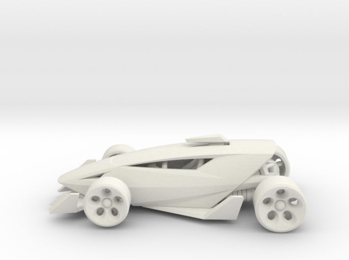 Shredder Race Car Toy 3d printed