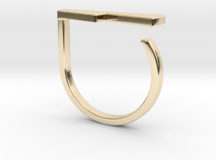 Adjustable ring. Basic model 14. 3d printed