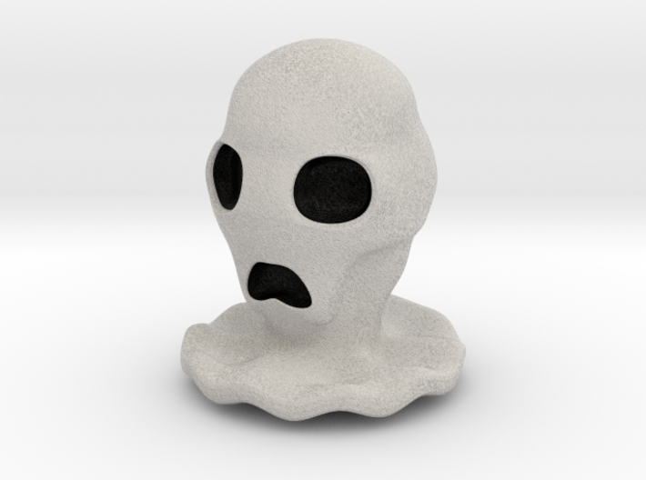 Halloween Character Hollowed Figurine: CreepyGhost 3d printed