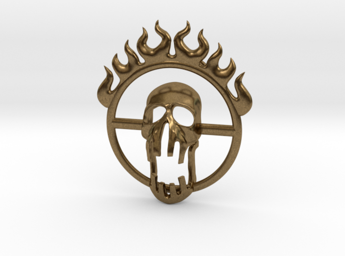Mad Max Fury Road inspired pendant 3d printed