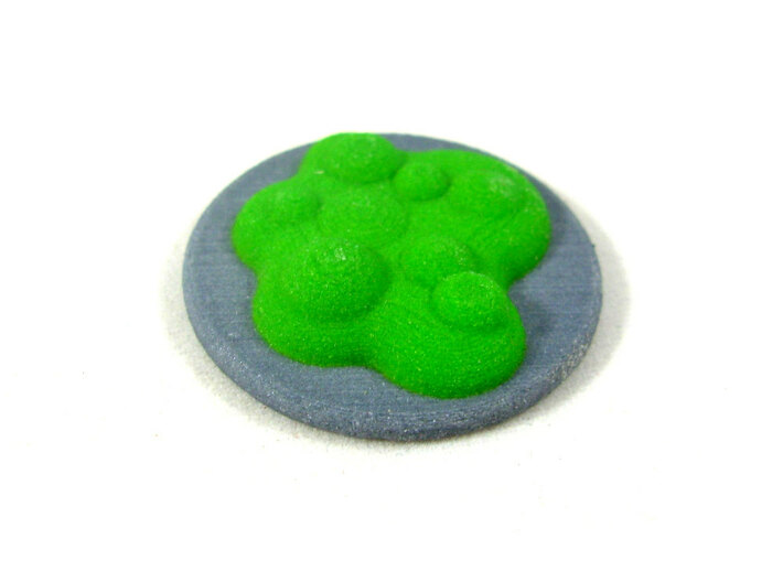 Chemical Spill Token With Base, Toxic or Poison 3d printed