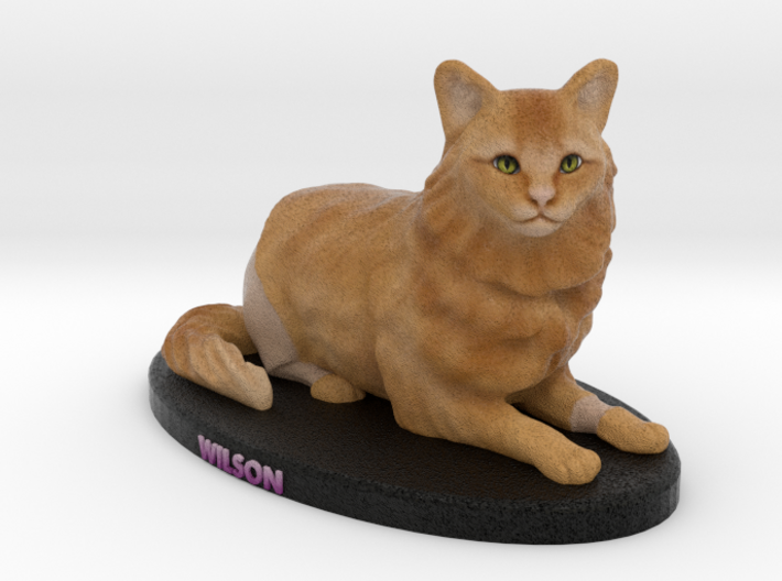 Custom Cat Figurine - Wilson 3d printed