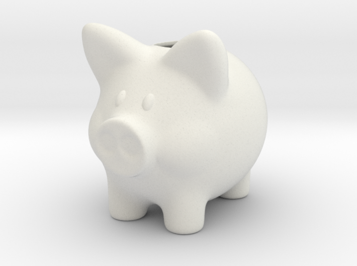 Piggy Bank Smooth 2 Inch Tall 3d printed