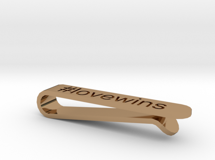 #lovewins Tie Clip 3d printed