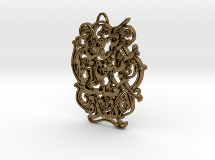 All Be Done If Wished, Pendant/Arabic 3d printed