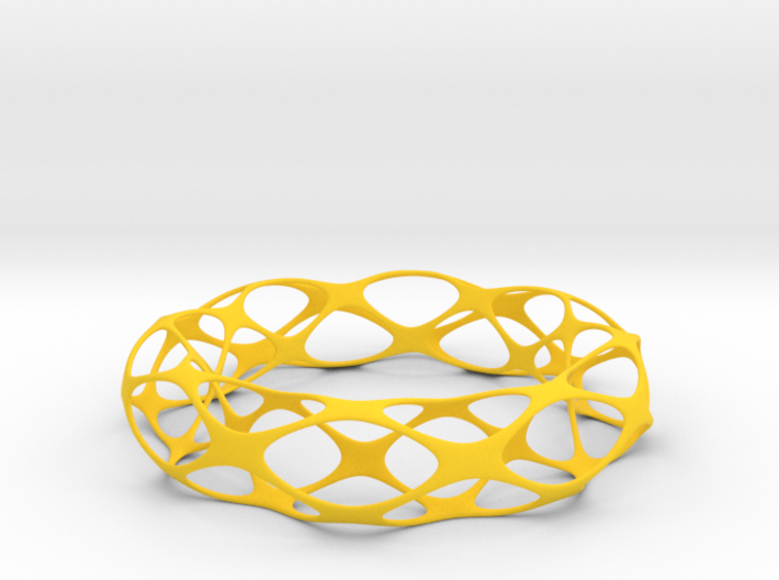 Voronoi Bracelet 3d printed