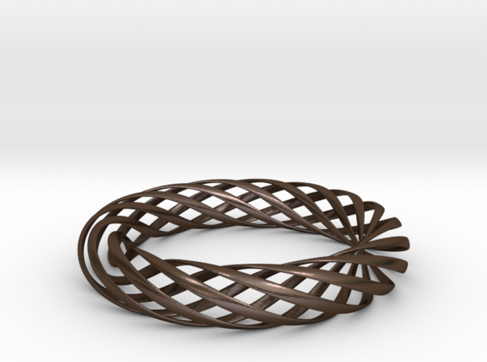 Spiral Style Bracelet 3d printed