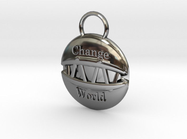 Change the world 3d printed