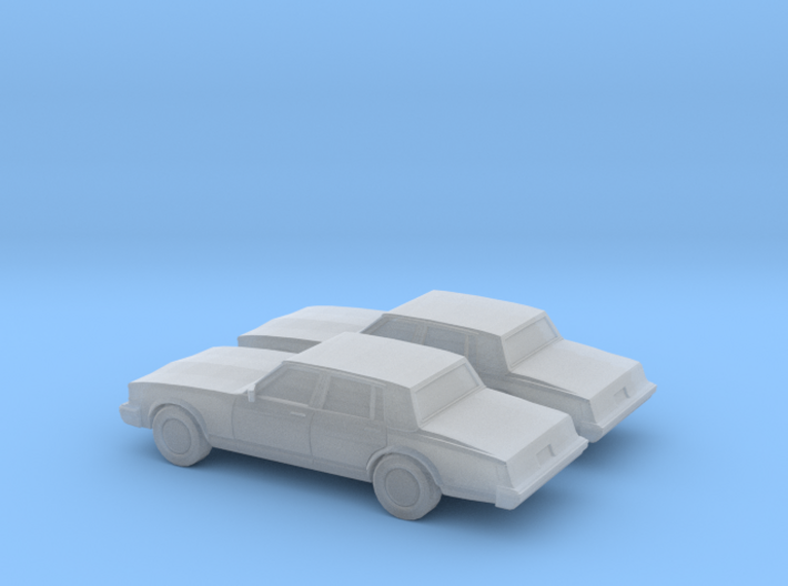 1/160 2X 1977 Cadillac Seville 3d printed