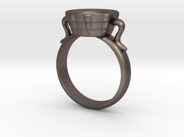 Agape Ring 3d printed
