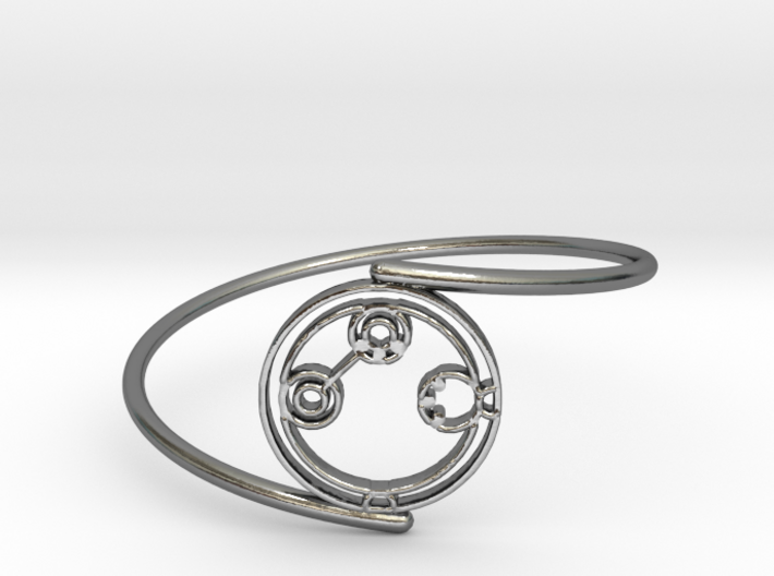 Adaline - Bracelet Thin Spiral 3d printed