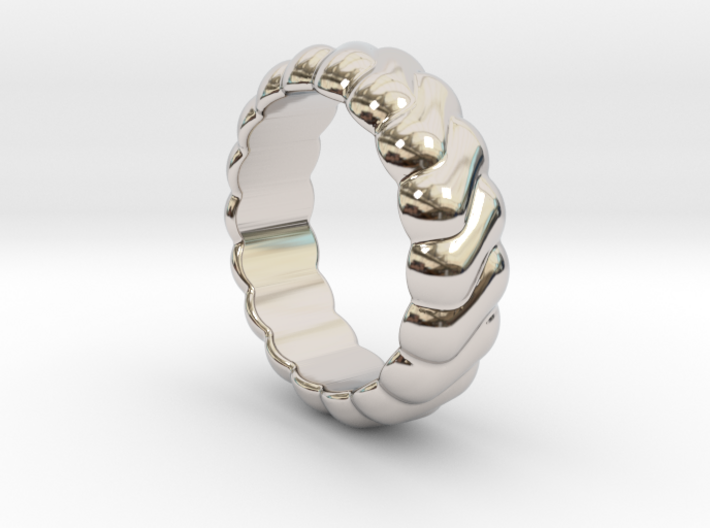 Harmony Ring 18 - Italian Size 18 3d printed
