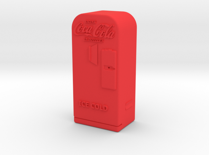 Coke Machine - Qty (1) HO 87:1 Scale 3d printed