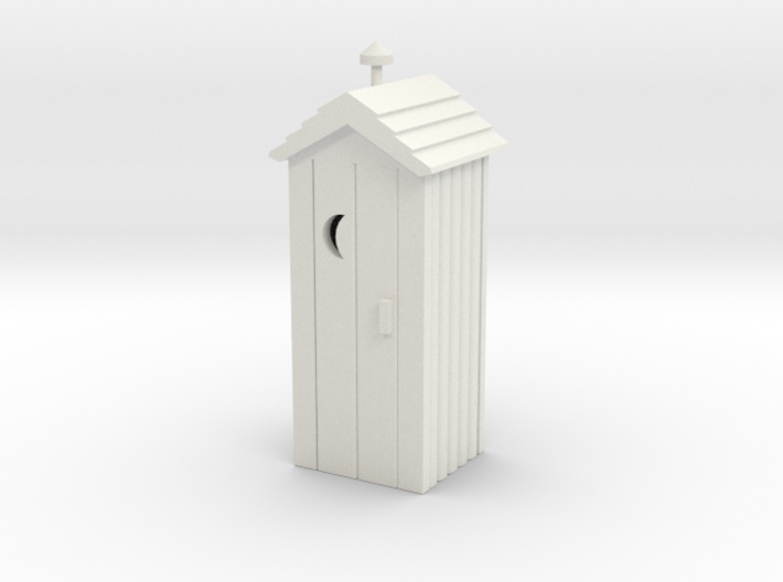 Outhouse - Qty (1) HO 87:1 Scale 3d printed