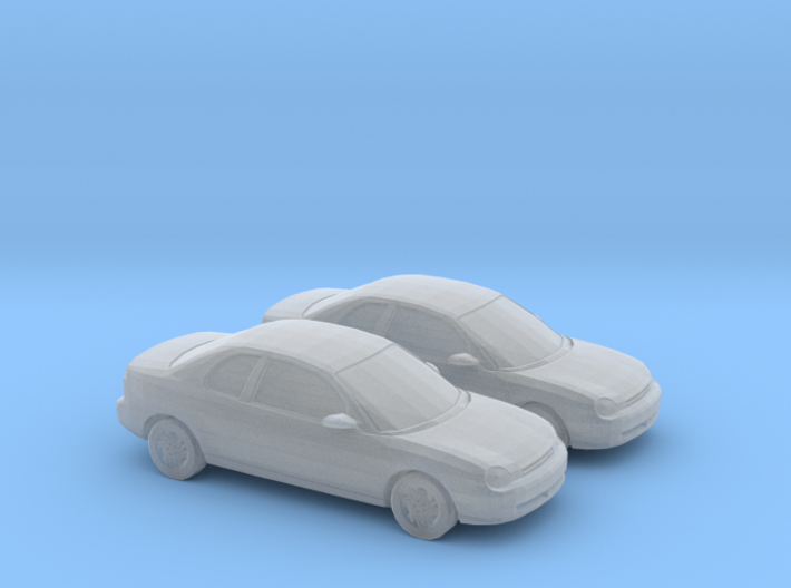 1/160 2X 1995 Dodge Neon Coupe 3d printed