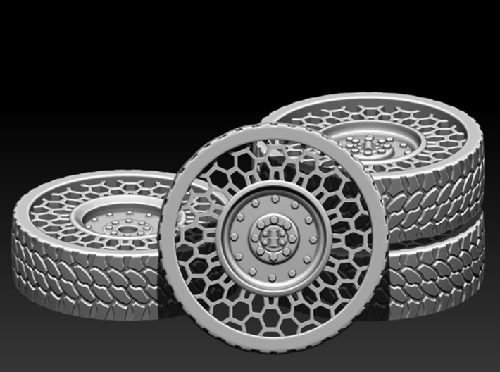 Airless Tires 1:35 - pattern 2 3d printed 