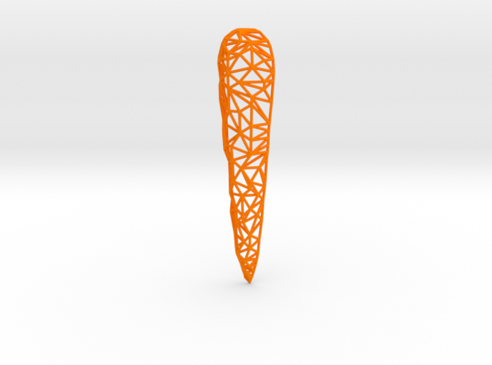 Wired Carrot 3d printed 