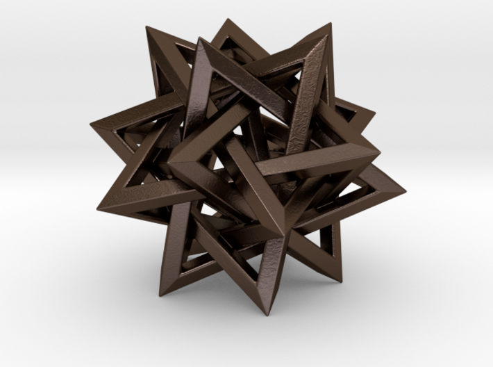 Five Tetrahedra 3d printed