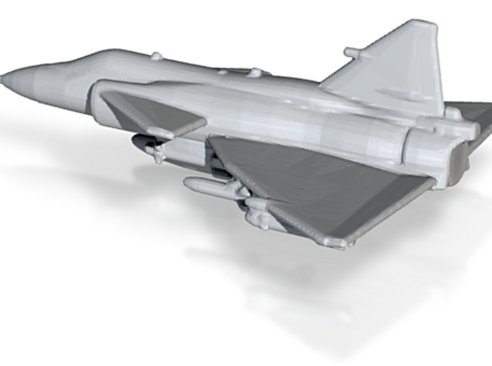 SAAB J37 Viggen 1 To 500 Scale Ready To Print 3d printed