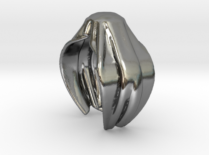 cloth covered daimond ring 3d printed 