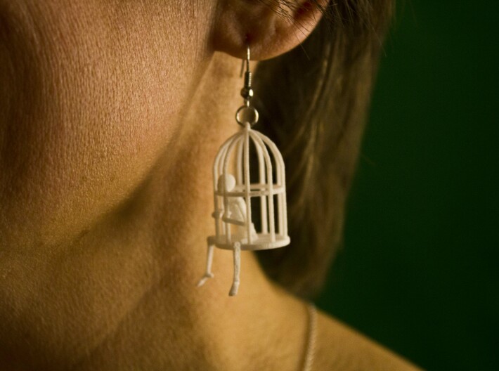 Gibbet Pendant/Earring 3d printed