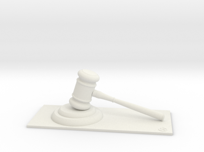 Judge (Personalize with your name !) 3d printed