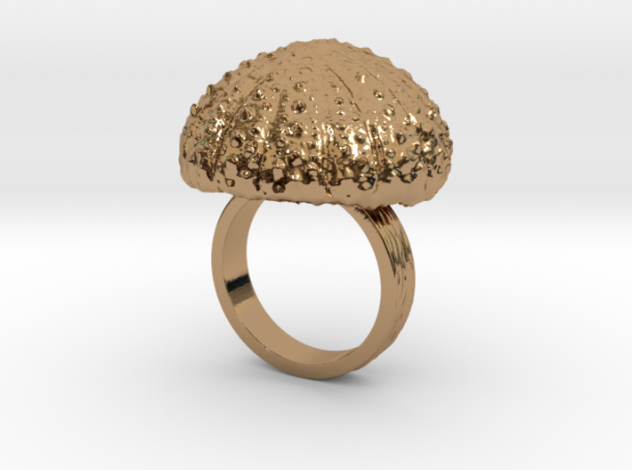 Urchin Statement Ring - US-Size 6 1/2 (16.92 mm) 3d printed