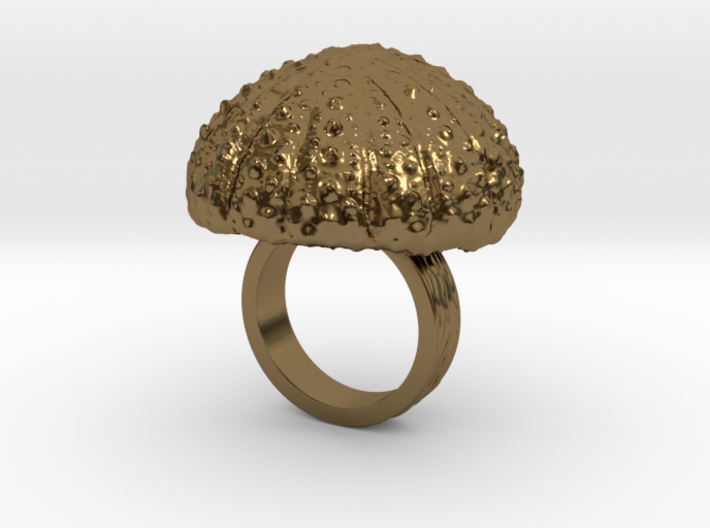 Urchin Statement Ring - US-Size 3 (14.05 mm) 3d printed