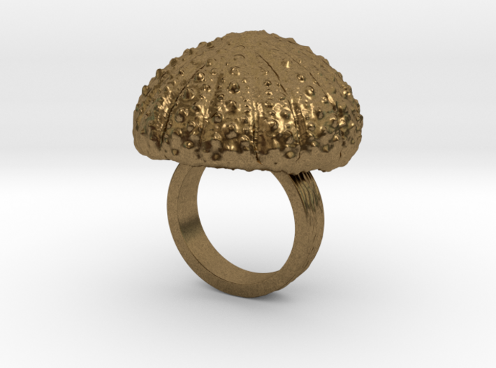 Urchin Statement Ring - US-Size 4 (14.86 mm) 3d printed
