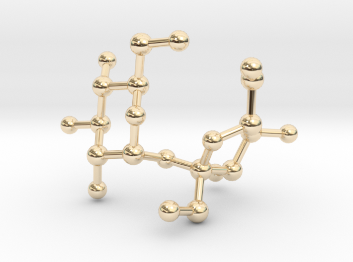 Sucrose (Sugar) BIG Molecule Necklace 3d printed