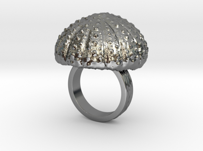 Urchin Statement Ring - US-Size 4 1/2 (15.27 mm) 3d printed