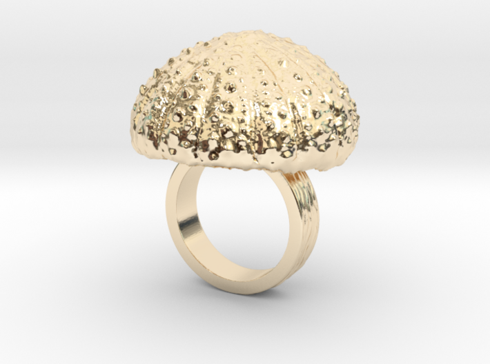 Urchin Statement Ring - US-Size 3 1/2 (14.45 mm) 3d printed