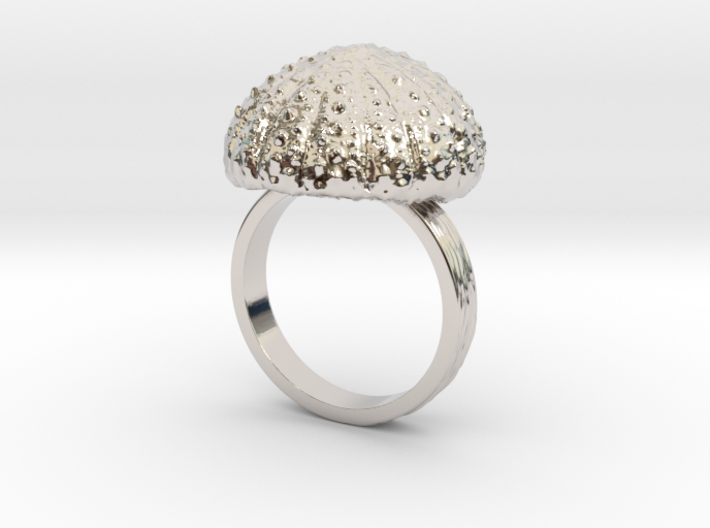 Urchin Statement Ring - US-Size 13 (22.33 mm) 3d printed