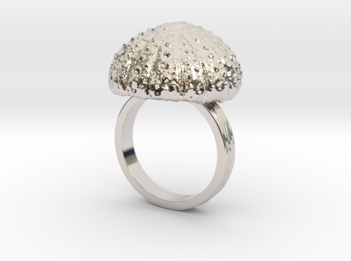 Urchin Statement Ring - US-Size 11 1/2 (21.08 mm) 3d printed