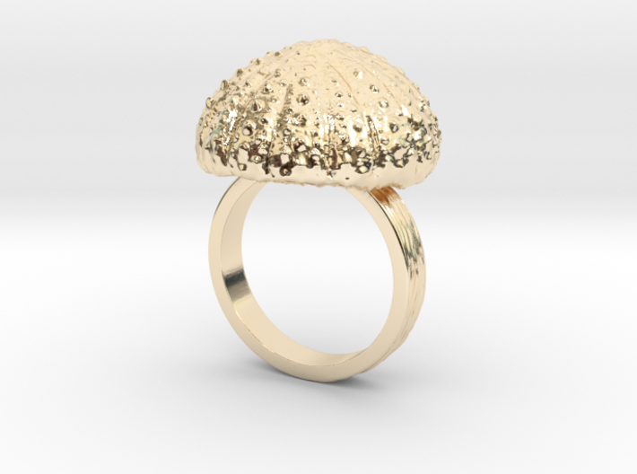 Urchin Statement Ring - US-Size 11 (20.68 mm) 3d printed