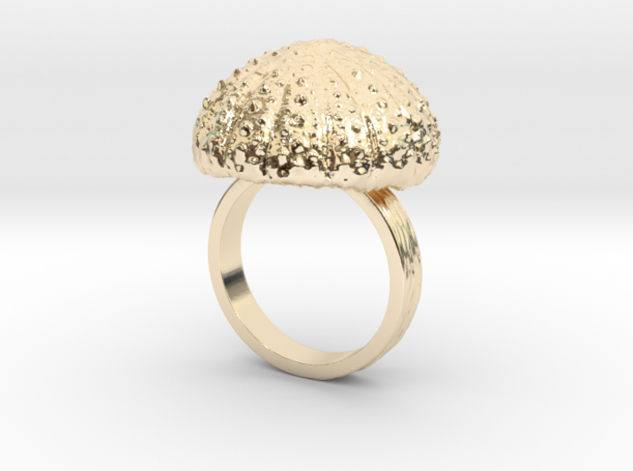 Urchin Statement Ring - US-Size 10 1/2 (20.20 mm) 3d printed