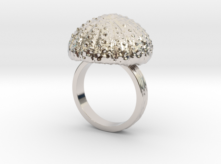 Urchin Statement Ring - US-Size 11 (20.68 mm) 3d printed