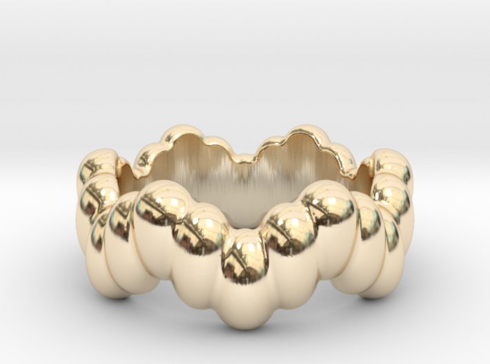 Biological Ring 21 - Italian Size 21 3d printed