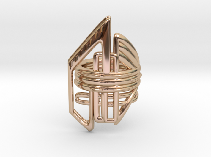 Balem's Ring2 - US-Size 2 1/2 (13.61 mm) 3d printed