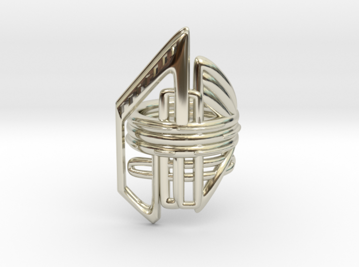 Balem's Ring2 - US-Size 7 (17.35 mm) 3d printed