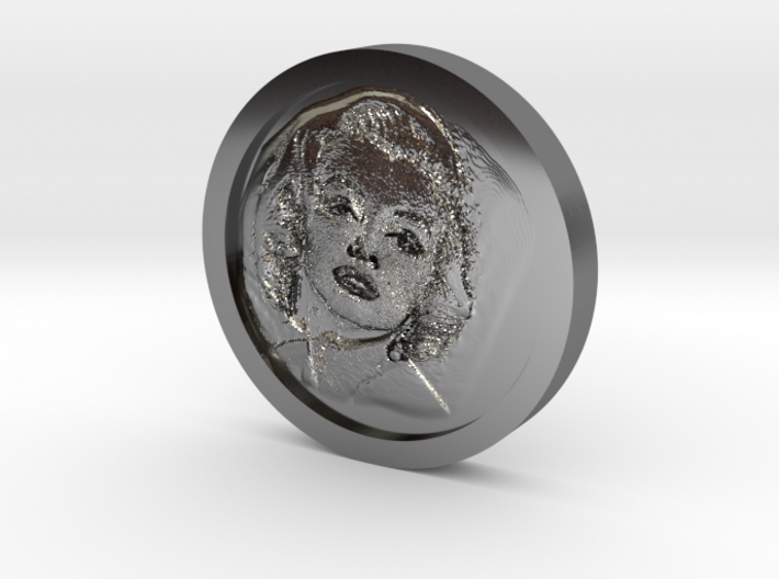 Marilyn Monroe Coin 3d printed