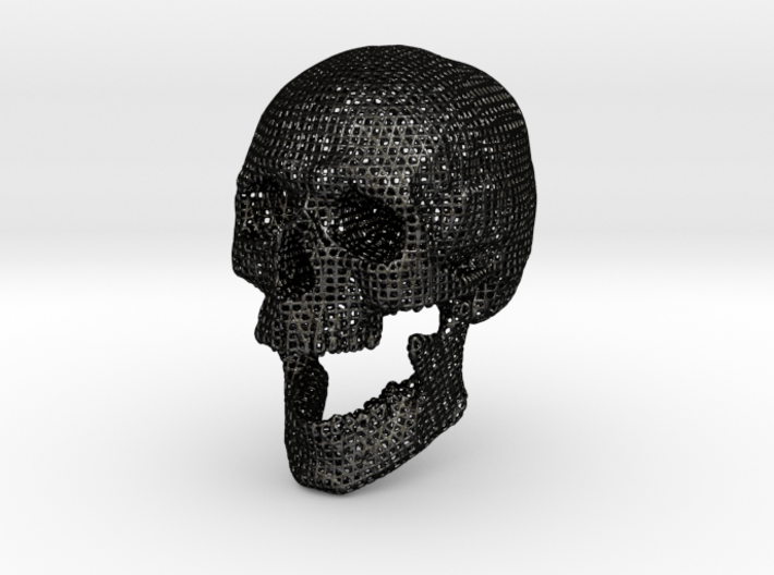Wire Frame Human Skull Life Size 3d printed
