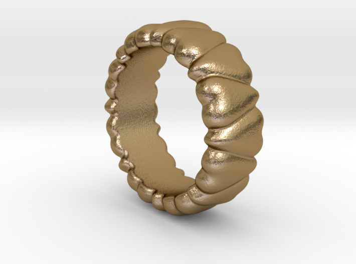 Ring Heart To Heart 18 - Italian Size 18 3d printed