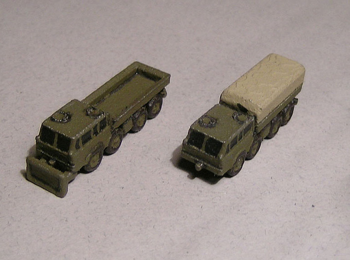1/300 Tatra 813 Truck x 4 3d printed Models painted by Fred Oliver