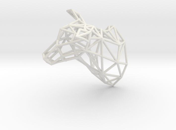 Doe Trophy Head Small Facing Right 3d printed 
