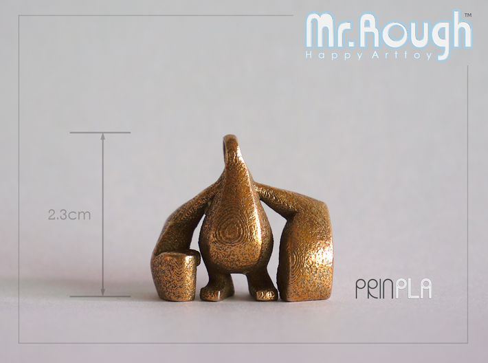Mr. Rough (Happy Arttoy) - 2 poses set 3d printed Pose1 : Standing