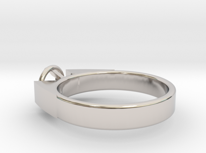 Design Ring For Diamond Ø17.83 Mm Model Alessa 3d printed