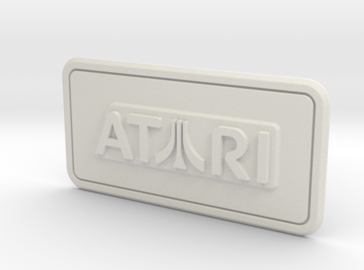 Atari Coin Door Tag (Over/Under) 3d printed