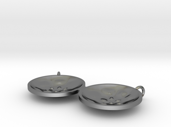 Double Tenor &quot;Surface&quot; steelpan pendant, M 3d printed